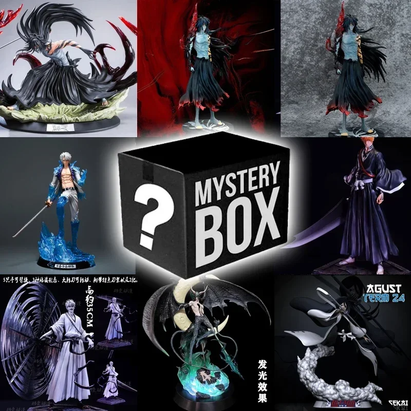 Bleach Anime Figures Blind Box Set - Kurosaki Ichigo, Aizen and Rukia Action Figures