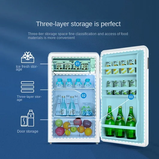 C2 refrigerator single door refrigeration energy saving and electricity saving dormitory household smallfridge  무선냉장고  alpicool