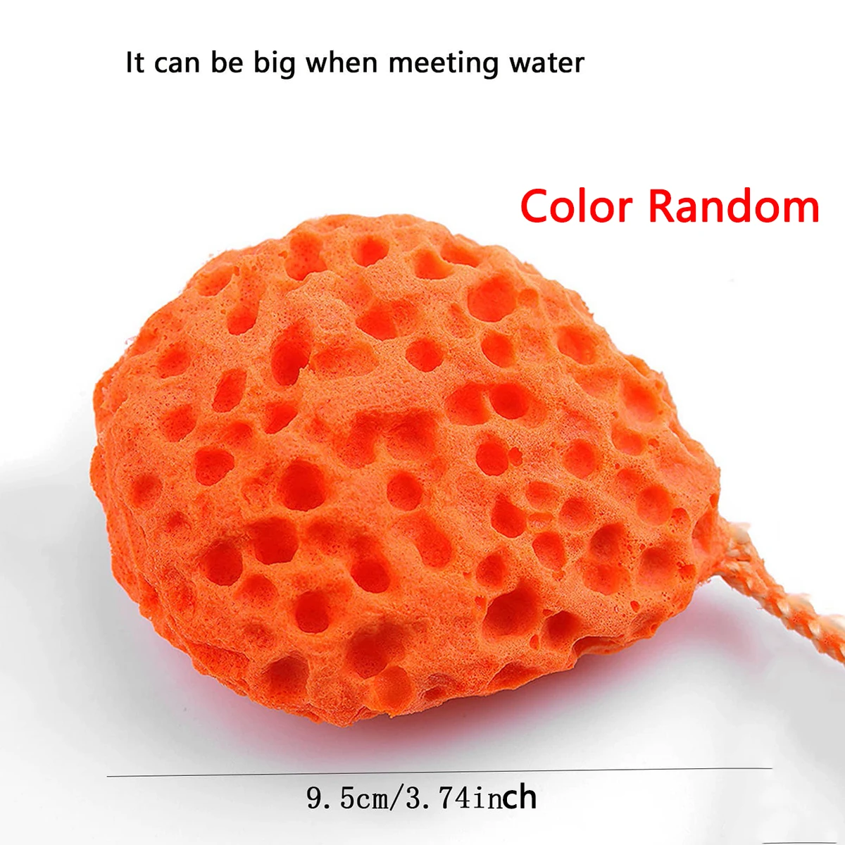 1pc-Soft Bath Ball Water Droplet Honeycomb Shower Bath Sponge