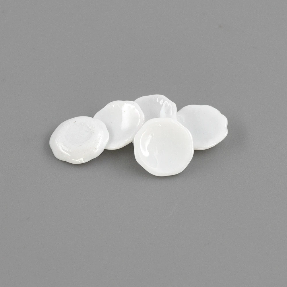 5 قطعة 1/12 دمية مصغرة اكسسوارات صغيرة السيراميك الغذاء لوحة محاكاة طبق الفاكهة لعبة لدمية ديكورات منزلية