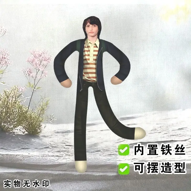 مع هيكل عظمي تجريدي للجسم، دمى الهالوين التأثيرية، دعامة مصنوعة يدويًا، بلوشي ملتوية، دمية غريبة، أشياء محشوة متحركة