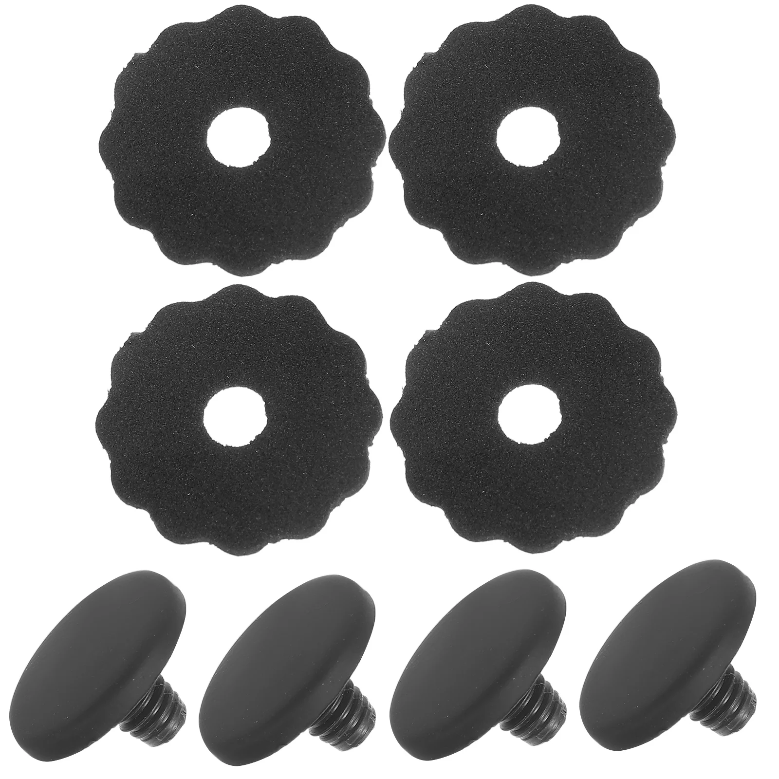 4 set di tappi per ombrellone in plastica di ricambio per ombrelloni da pioggia e da patio, facili per top per ombrelloni rotte, diametro filettatura 6 mm 8 mm
