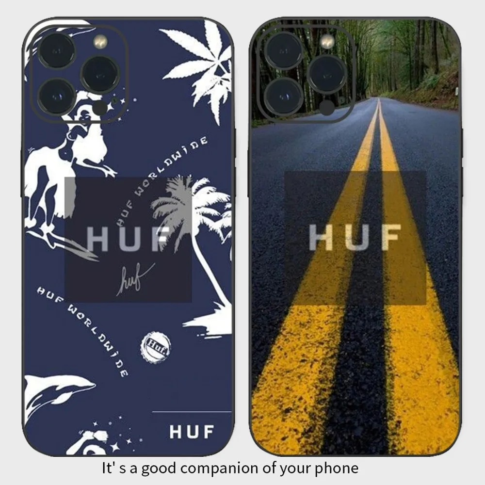 

Hot The latest H-HUF luxury Phone Case For iPhone16 15 14 13 12 Mini 11 Pro XS Max X XR SE5 6 7 8 Plus Soft Silicone Cover