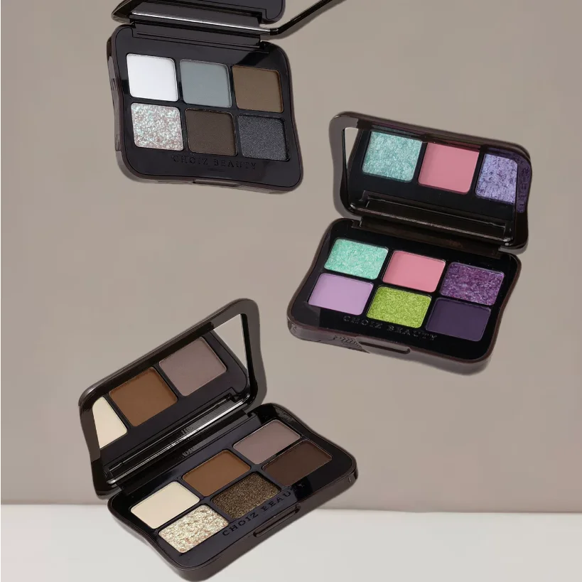 CHOIZ BEAUTY 6 Color Chameleon Eyeshadow Palette Shimmer Matte,High-Pigment Waterproof Shadows Make Up Sets Cosmetics Full Set