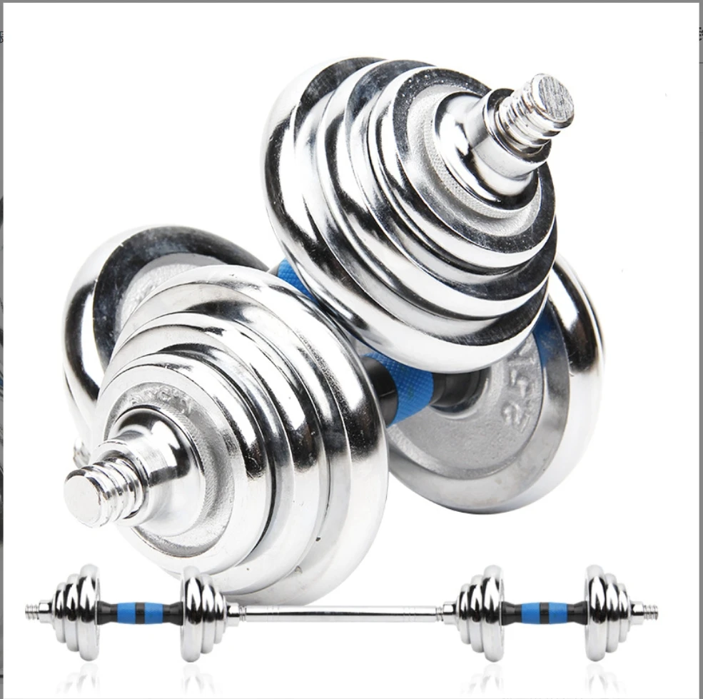 

High Security the Seven-layer Electroplated Dumbbells for Household Use Are Used for Fitness and Arm Exercises.