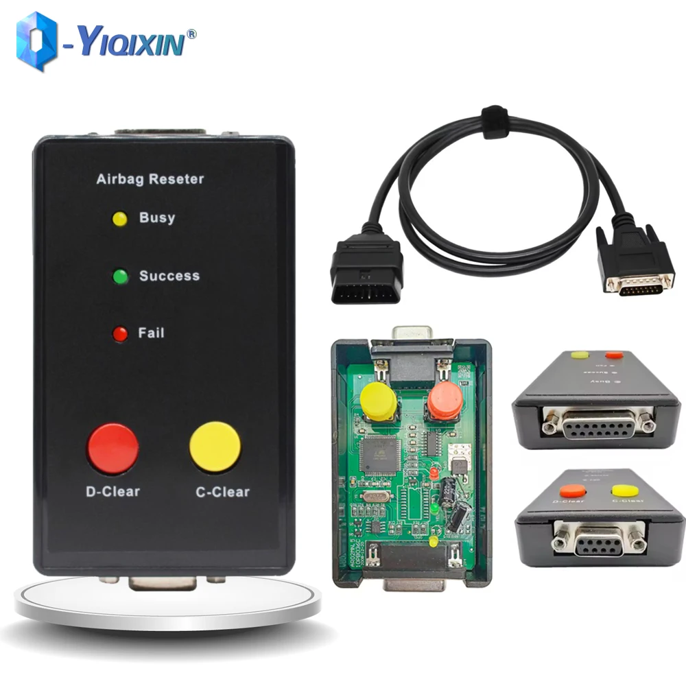 

Инструмент для сброса данных о подушках безопасности OBD2, диагностический инструмент для автомобилей, 16-контактный разъем, сброс данных о столкновениях с подушками безопасности для Volkswagen/VAG/Audi