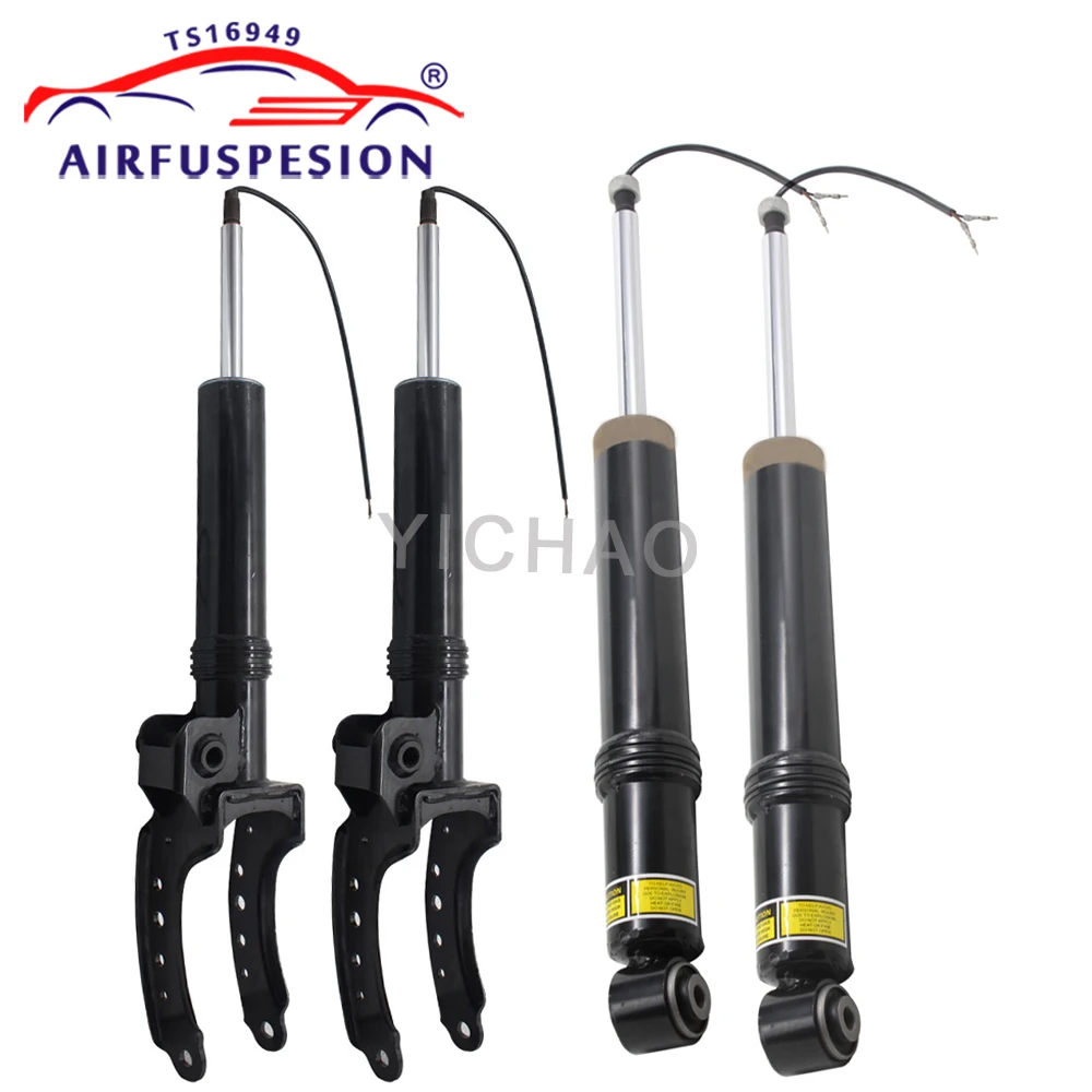 4PCS Front+Rear Air Shock Absorber Core For Audi Q7 VW Touareg Porsche Cayenne 7P6616039N 7P6616040N 7P6616039K 95835804010