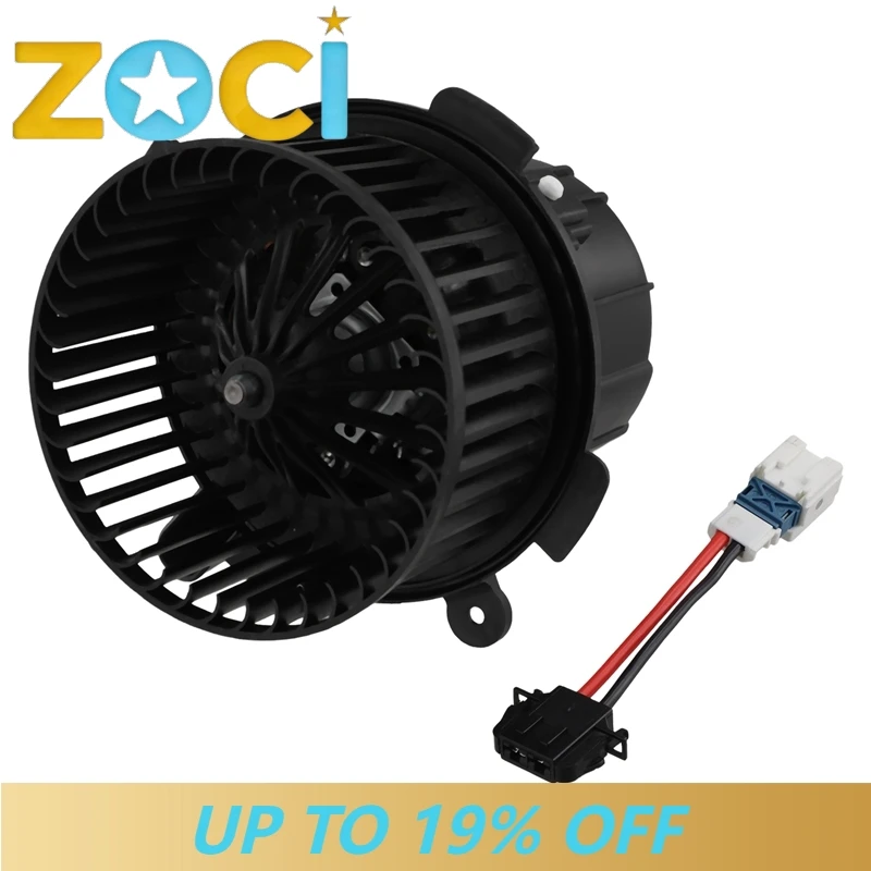Car Interior Air Conditioner Heater Blower Fan Motor With Wire 6441S6 For Peugeot 307 Citroen C4