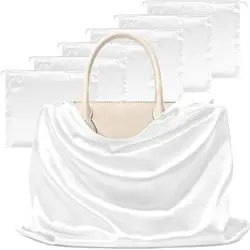 New Reusable Silky Satin Dust Bags Handbag Shoes Clothing Storage Dust-Proof Pouch Large Capacity Dust Bags for Handbags