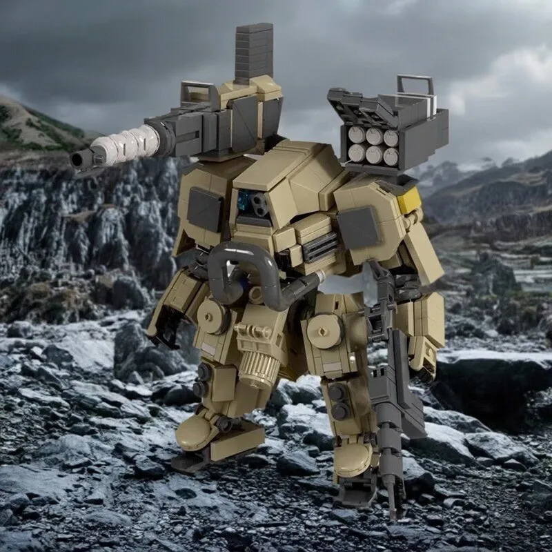 

MOC Creative Ultimate EXO Desert Robot Building Blocks Kids Assembly Toys Game Combat Mech Model Boy's Birthday Gift Ornament