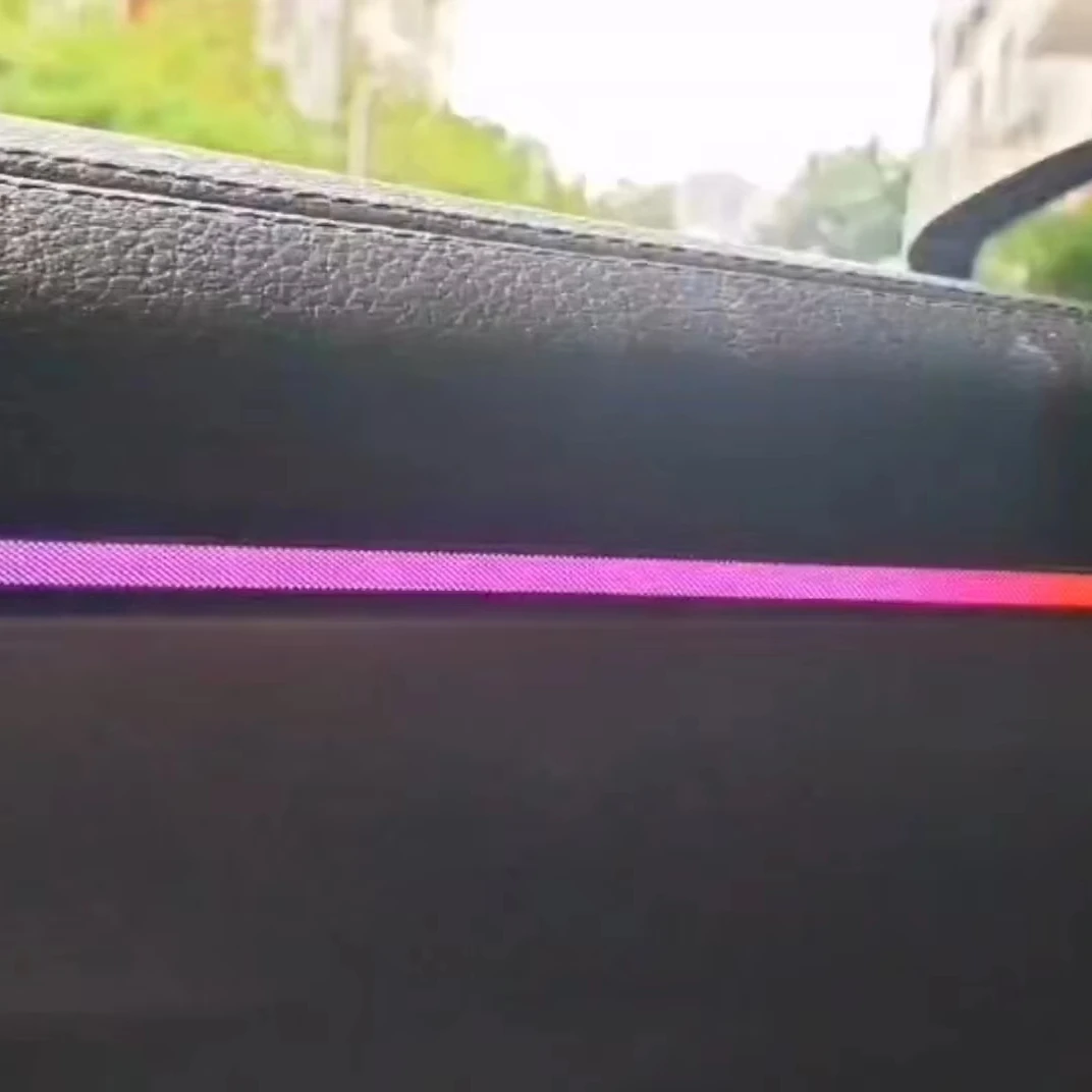 Ambient Light Rainbow Symphony Dynamic Radium Carving+Perfect Central Control for Audi A6L(2019-2023)