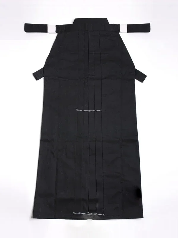 Hakama Martial Arts Apanese Kendo Laido Aikido Hapkido Hakama Martial Arts Uniform Kendogi+Hakama+underwear+belt) black And Blue