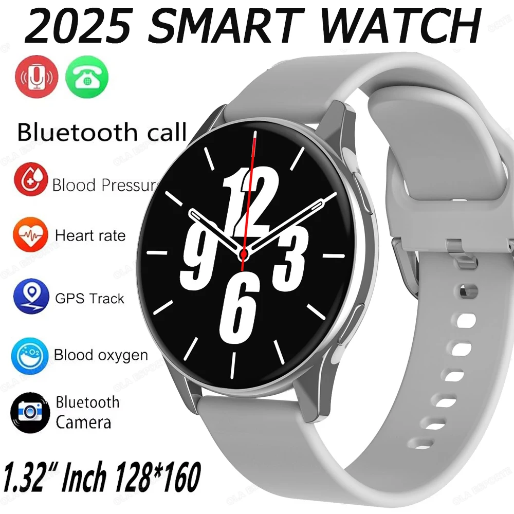 

Ola Esporte New Smart Watch 2025 Men Women ECG Monitor Bluetooth Call Heart Rate Blood Oxygen GPS Tracker Waterproof Smartwatch