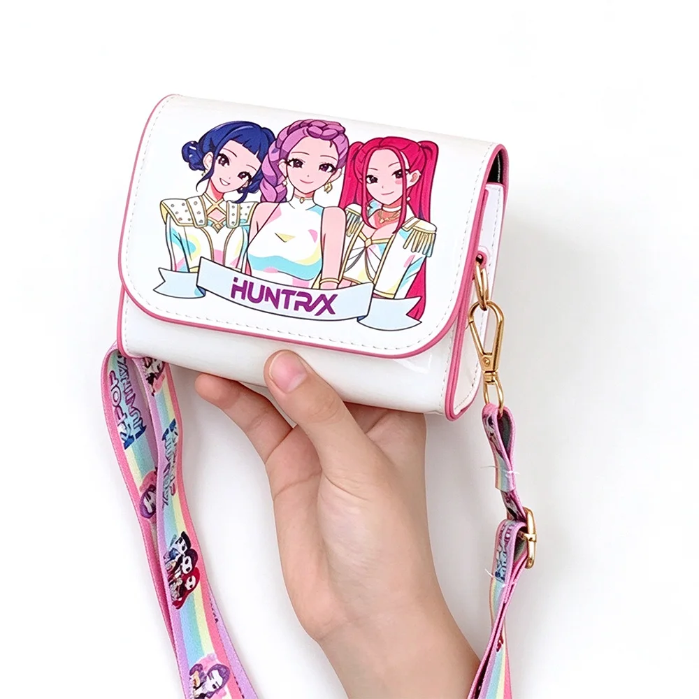 Cute Cartoon Print Crossbody Wallet Small Storage Bag for Kindergarten Students Birthday Gift