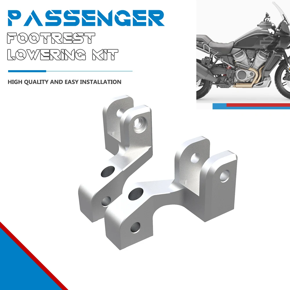 

For BMW R 1300 GS R1300GS 2024 2025 2026 Accessories Passenger Footrest Lowering Relocation Rider Foot Pegs Footpeg Lowering Kit