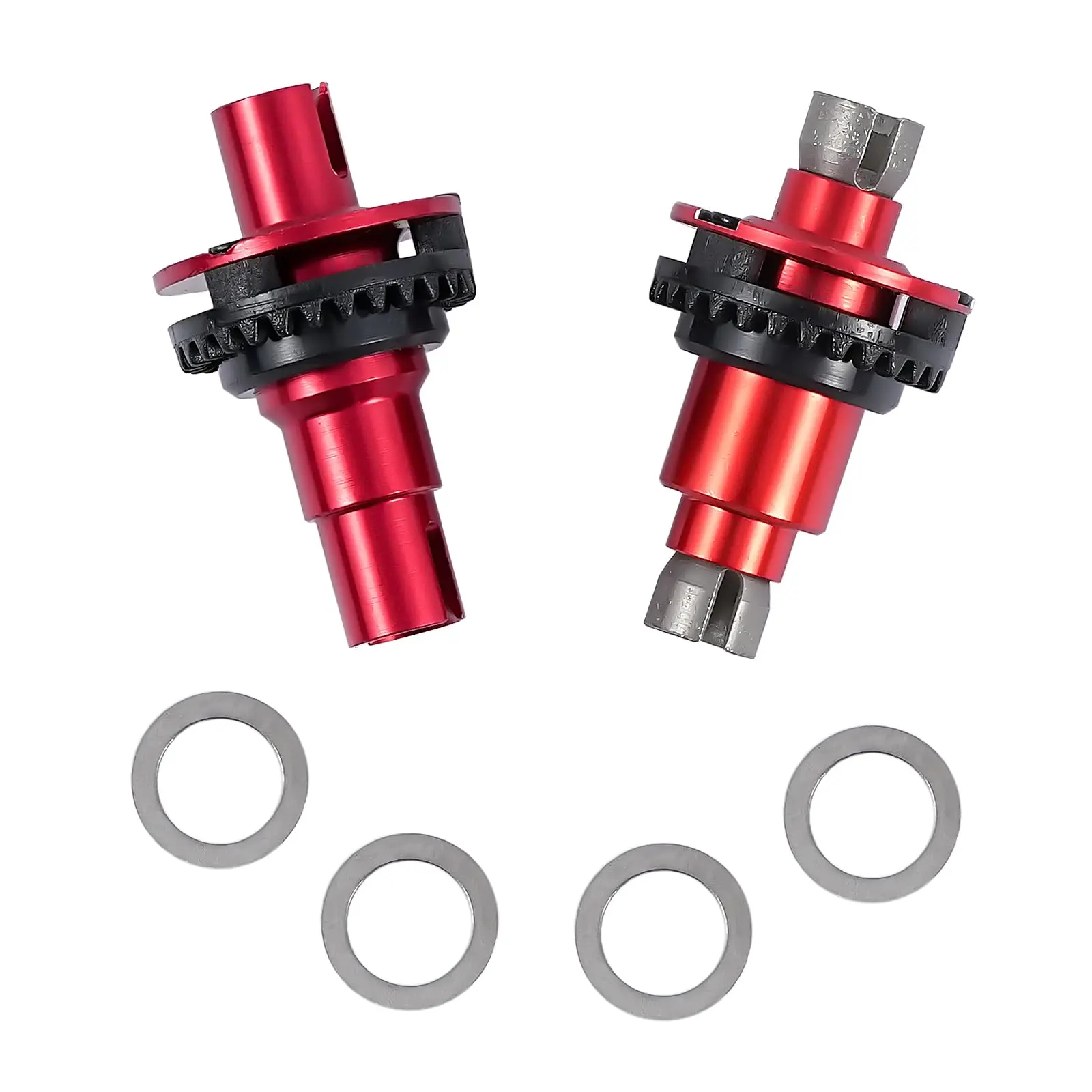 1Set Front Differential and Rear Straight Axle Kit LK001-FR for 1/24 MINI-Z AWD RC Car Upgrade Parts
