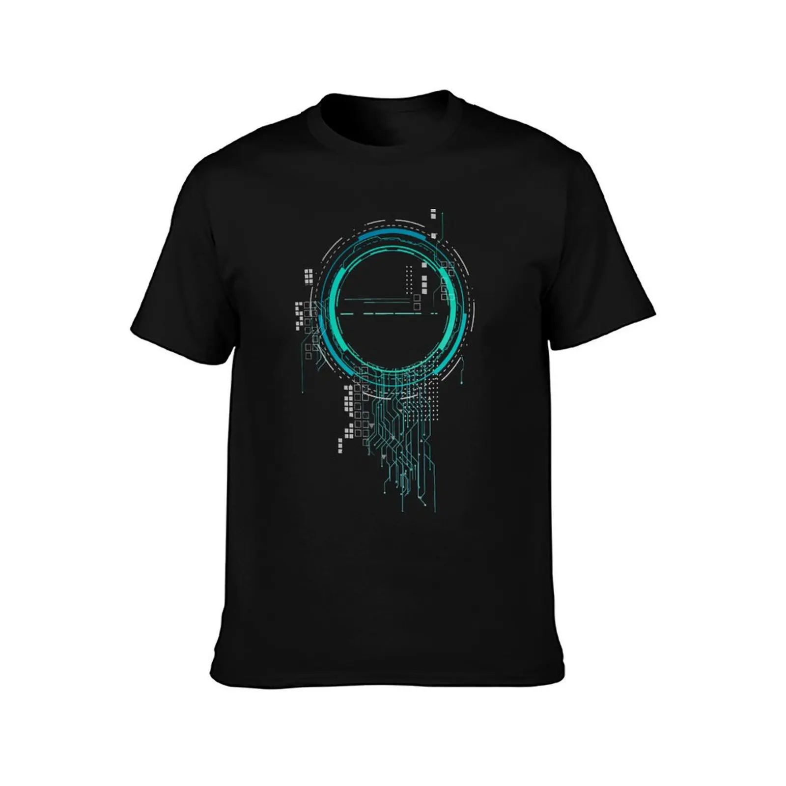 CPU board spaceship base nerd programmer coder hacker simulation CPU sign console gamer game pc computer virtual softwar T-Shirt