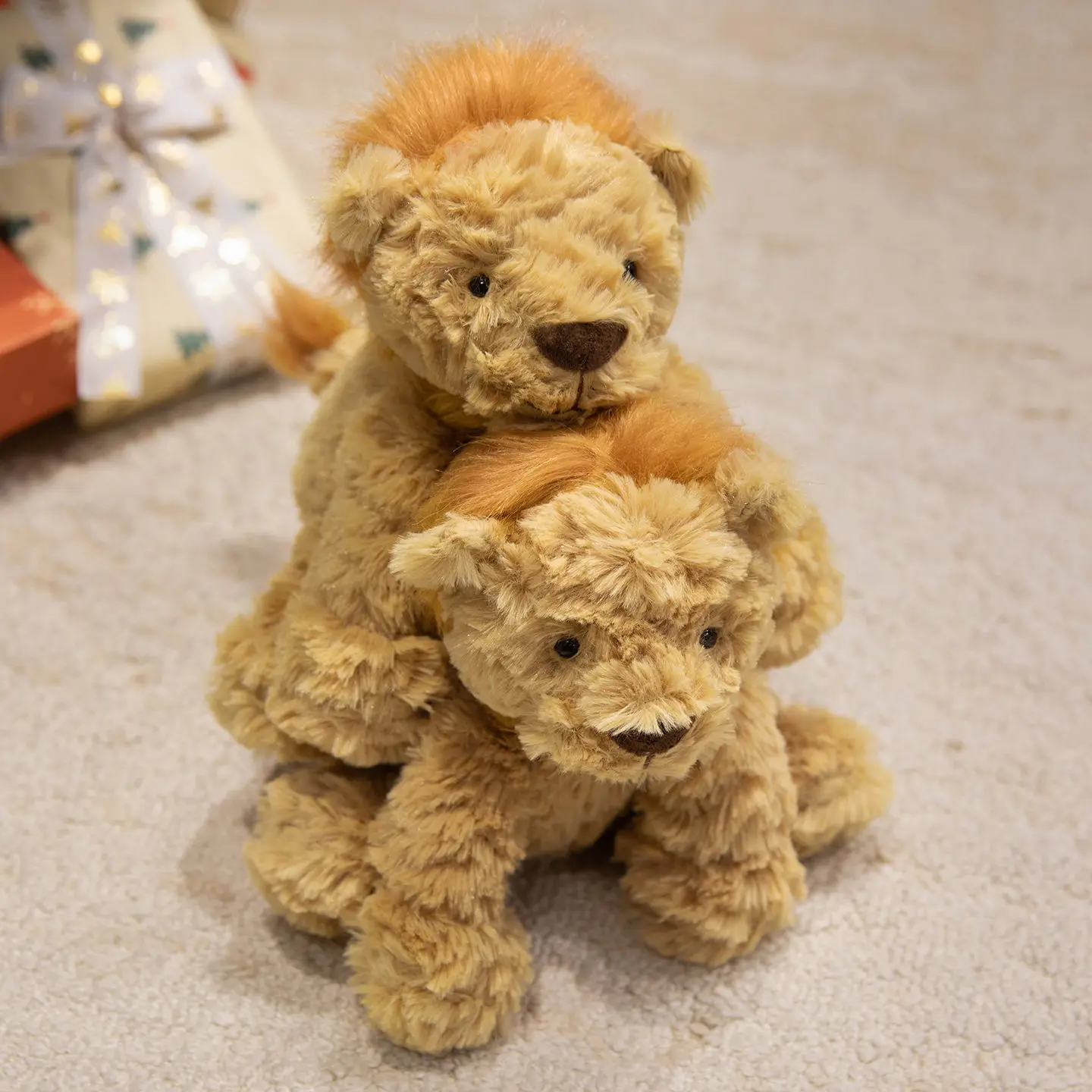 

The Yellow Plush Lion Stuffed Animal Is Soft And Cute, Perfect For Kids (Yellow Lion, 9.8 inch) Holiday Gift Birthday Gifts