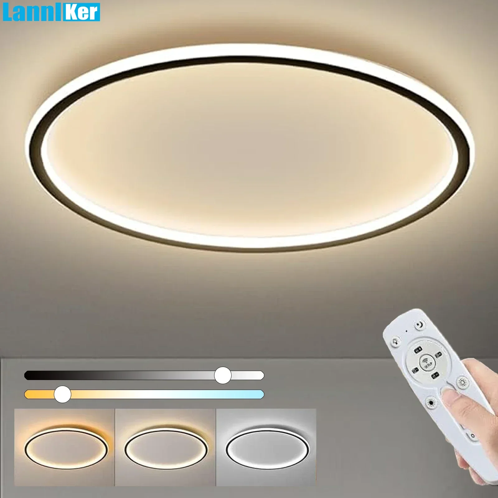 

Minimalist Bedroom Ceiling Lamp New Round Modern Atmosphere Dining Room Study Ultra-thin Led Living Room Ceiling Light