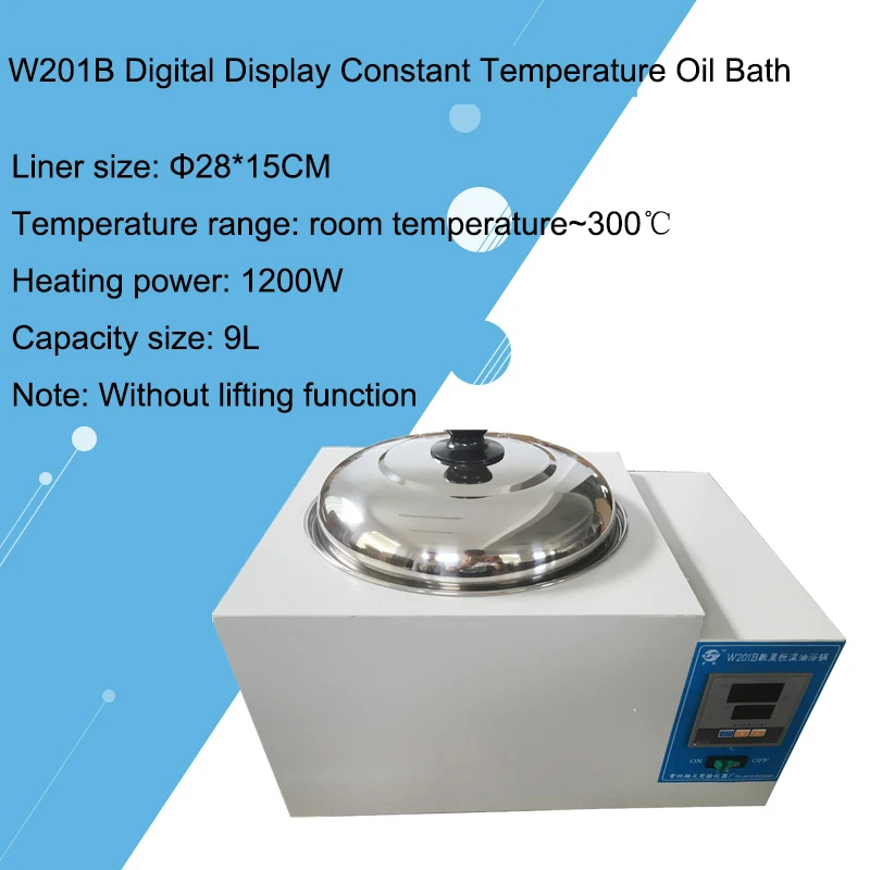 Factory direct sales laboratory testing equipment 2L 6L 9L digital display constant temperature oil bath pot