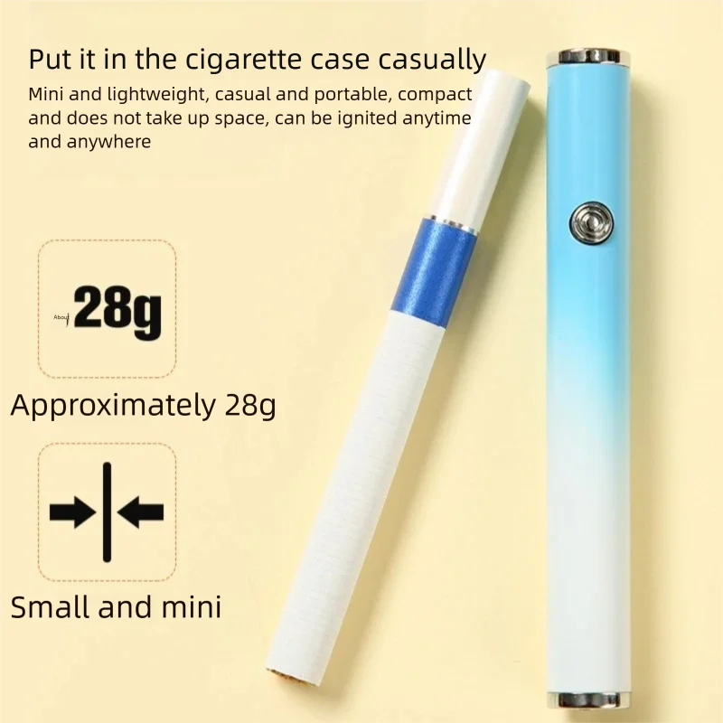 New Internet Celebrity New Compact Silent Windproof Cigarette Lighter Usb Rechargeable Lighter for Boyfriend and Girlfriend