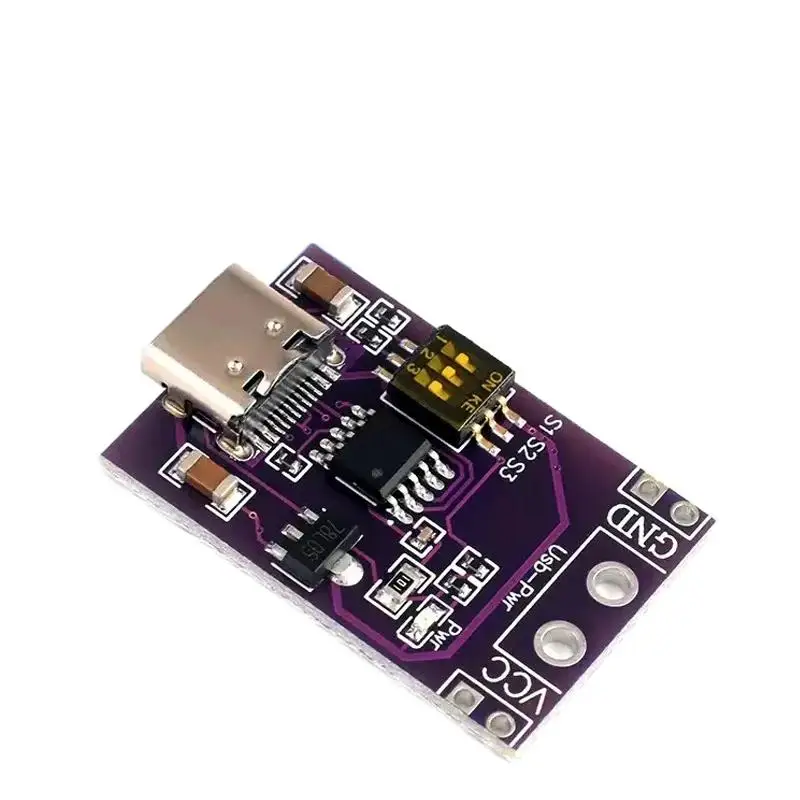 PD/QC/AFC Pemicu Umpan Isi Daya Cepat Mendukung Output Tegangan Tetap 5V 9V 12V 15V 20V