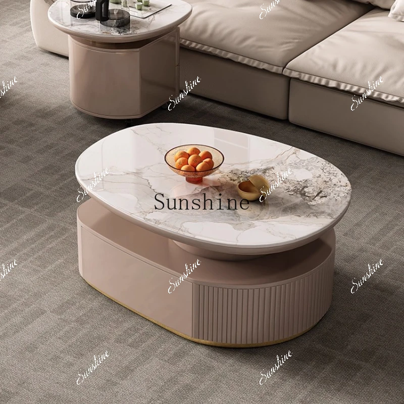 Living Room Home Modern Simple Living Room Balcony Movable Small Tea Table Multifunctional Kung Fu, CombinationP