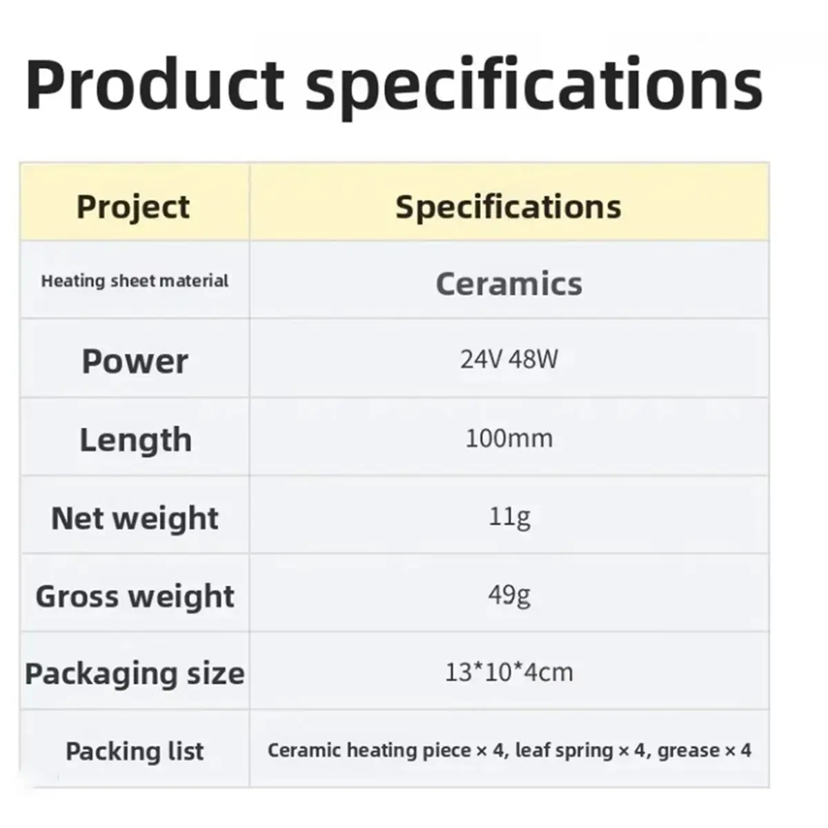 NEW FACTORY~-New Eramic Heating Plate Set for U1 3D Printer 4 Pieces