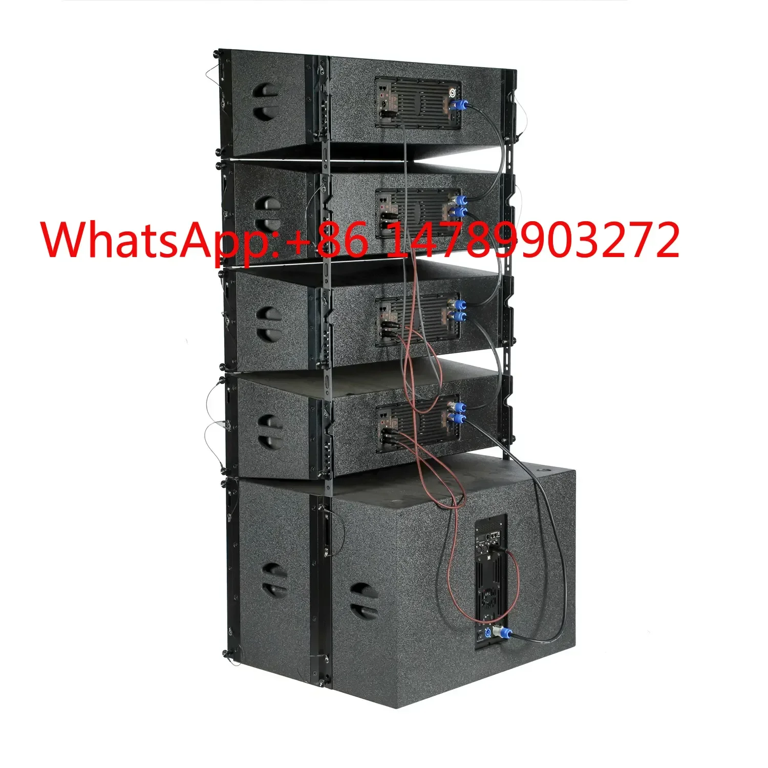 400W 2X8 Inch Drivers Active Line Array Speaker High Efficiency for Live Activities