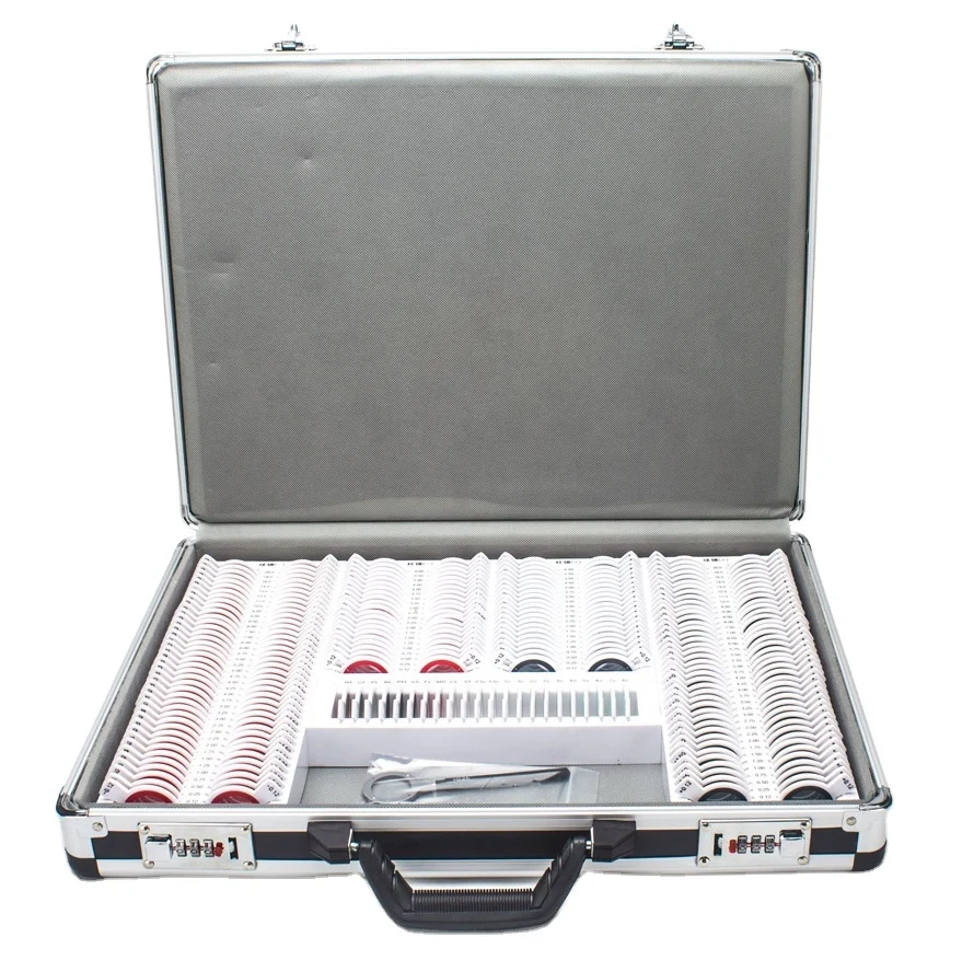 

Optical trial lens set 266 pc rim metal