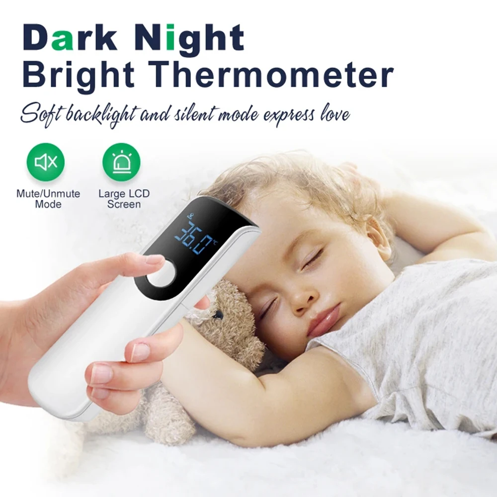 Medical Ear And Frontal Temperature Gun Infrared Electronic Thermometer High Precision Fever Alarm for Infants And Adults