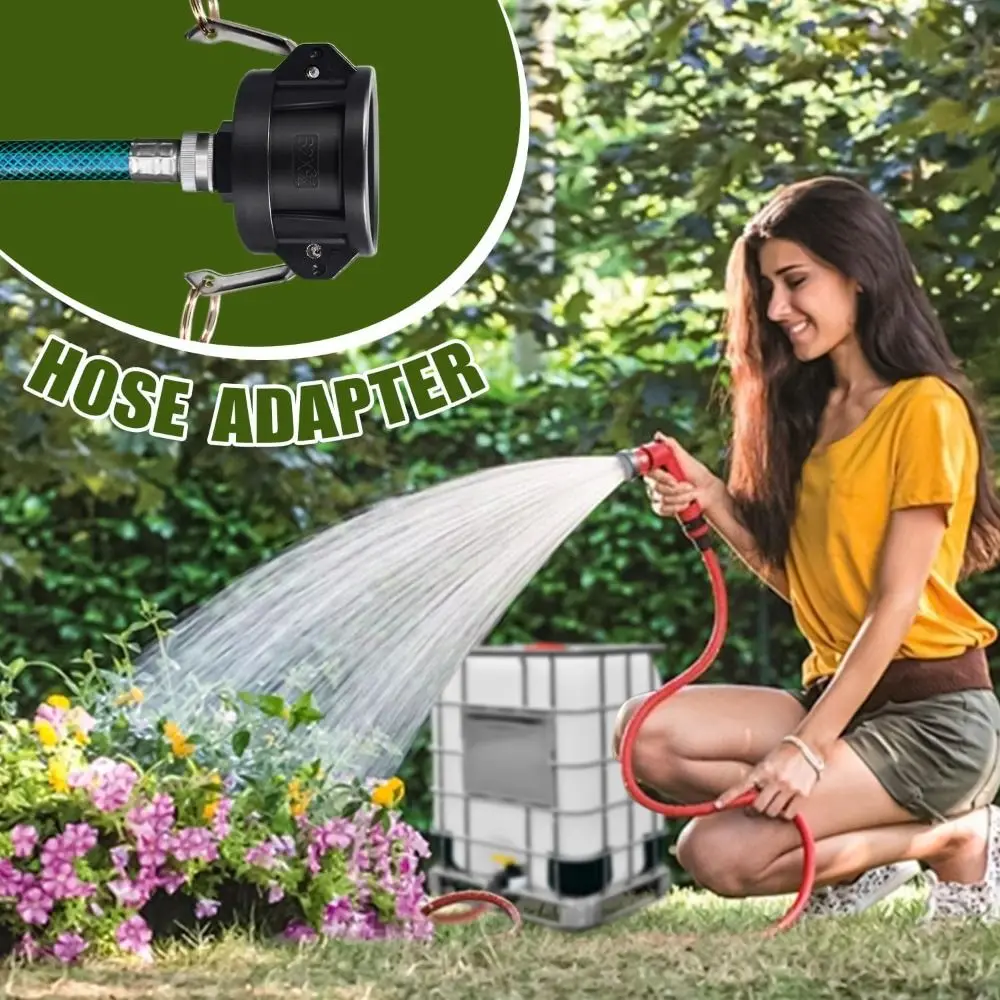 Male Thread IBC Tote Fittings Leak-Proof Camlock Coupling IBC Tote Adapter Wear-Resistant Universal Tote Tank Adapter Water Tank