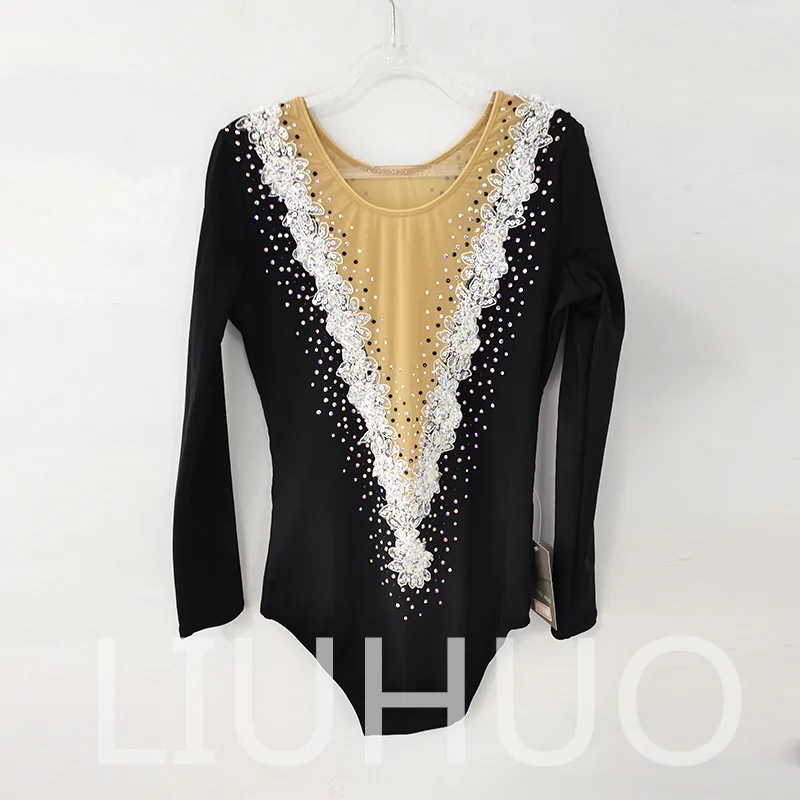 LIUHUO Rhythmic Gymnastics Leotard Competitive Cheerleading Performance For Children