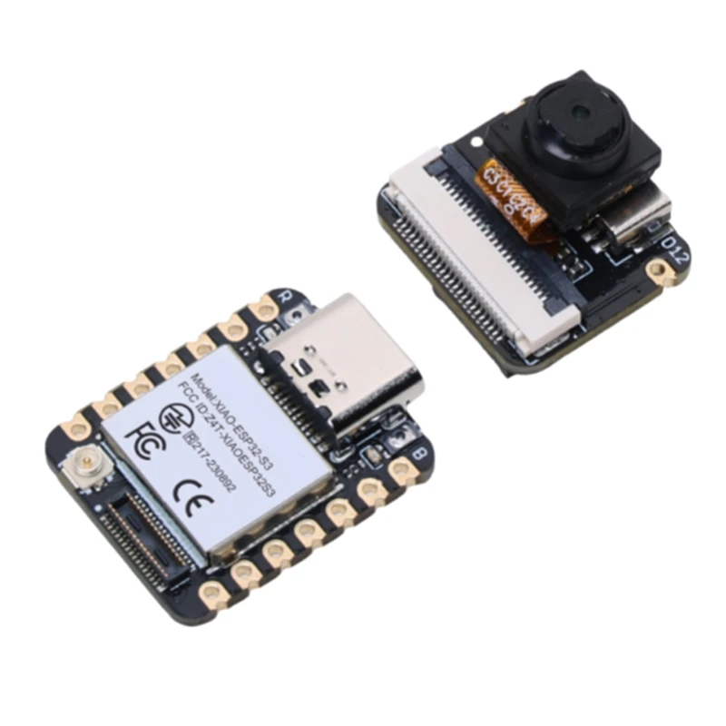 XIAO ESP32 S3 Sense-Seeeduino Xiao Esp32s3 Sense With OV2640 Camera Sensor, 2.4Ghz Wi-Fi,BLE 5.0,Microphone, 8MB