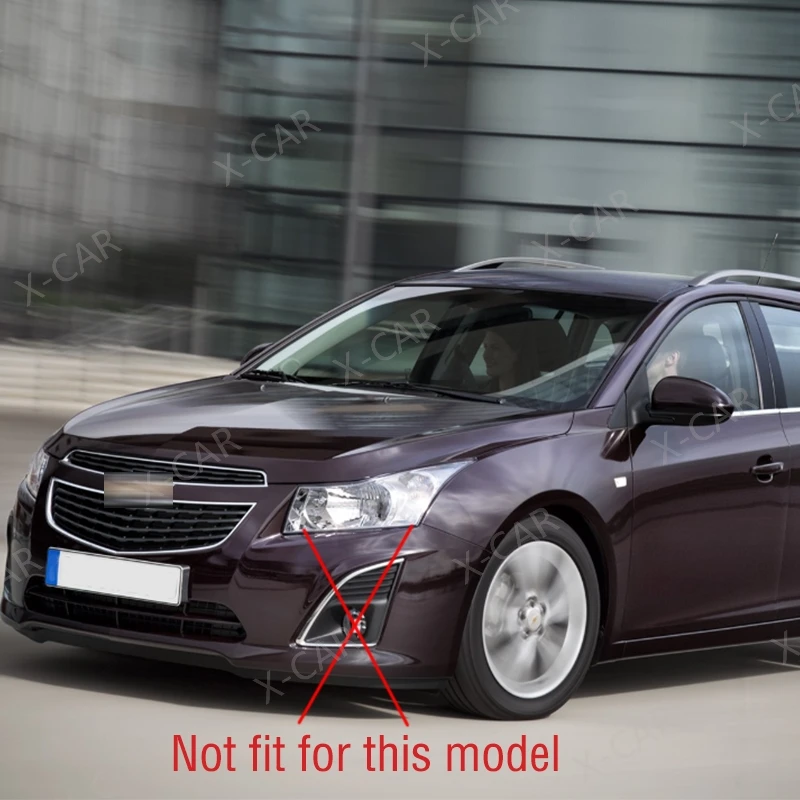 Car Front Bumper Fog Light Lamp Cover Frame Bezel For Chevrolet Cruze 2009 2010 2011 2012 2013 2014 Foglight Foglamp view 3