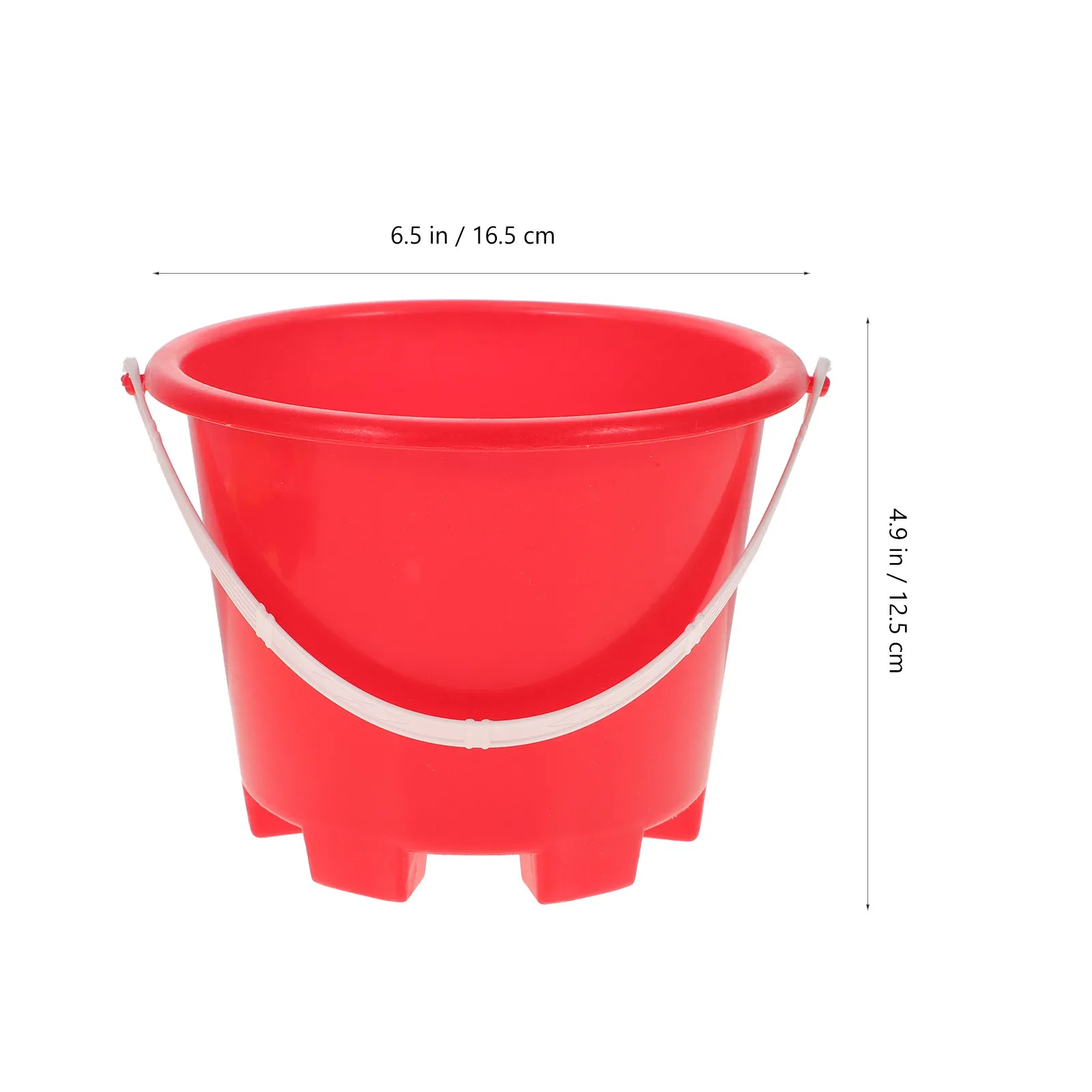 1Set Compact Kid Beach Bucket Set Durable Plastic Child Sand Outdoor Play Summer Fun Coordination Tool Child Sand Toys