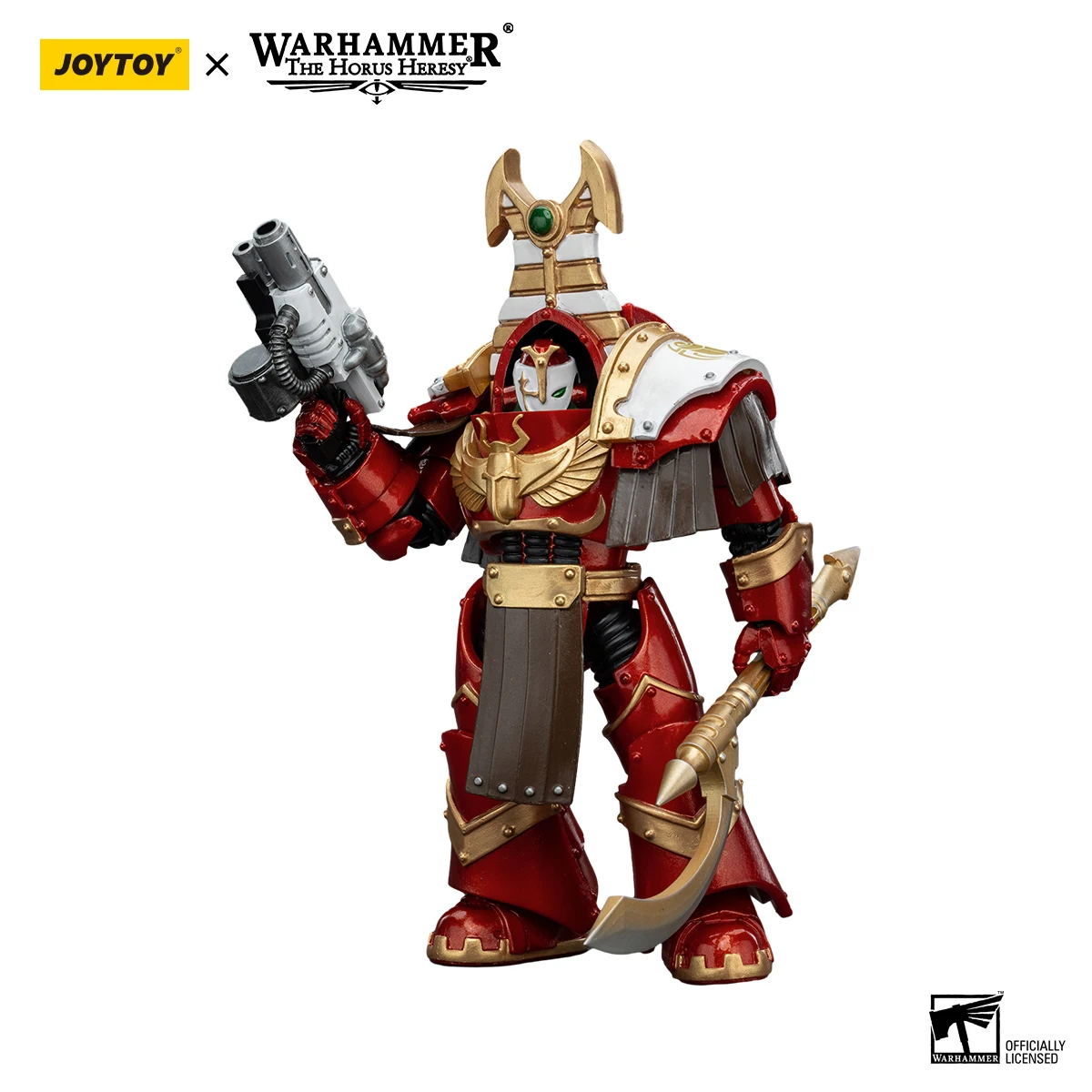 

Фигурка JOYTOY Warhammer 1/18 Thousand Sons Sekhmet Терминатор Cabal Sekhmet с оружием Combi-Melta и Achea Force