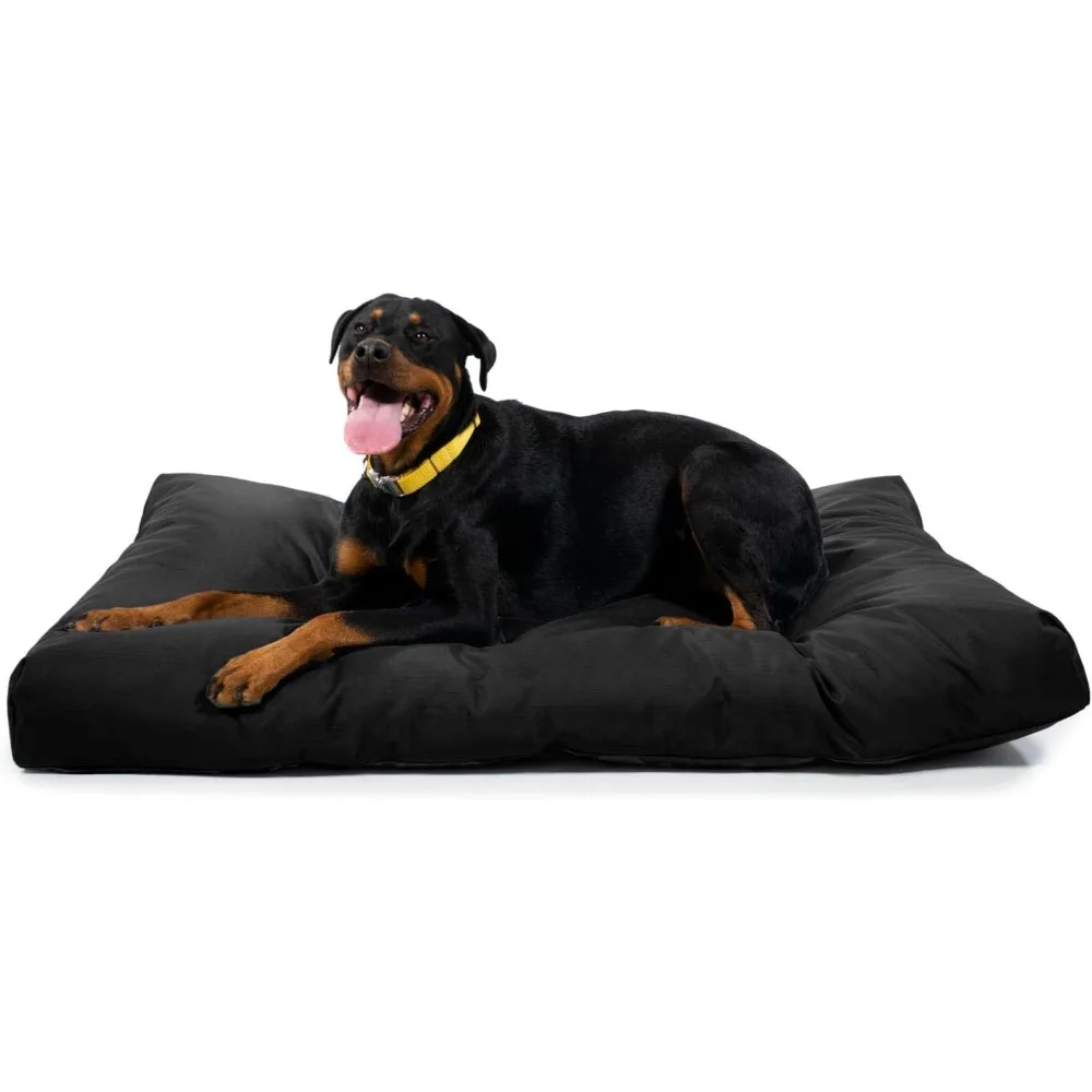 

K9 Ballistics Tough Rectangle Pillow XL Extra Large Dog Bed - Removable Cover, Washable, Durable & Water Resistant Dog Bed Made