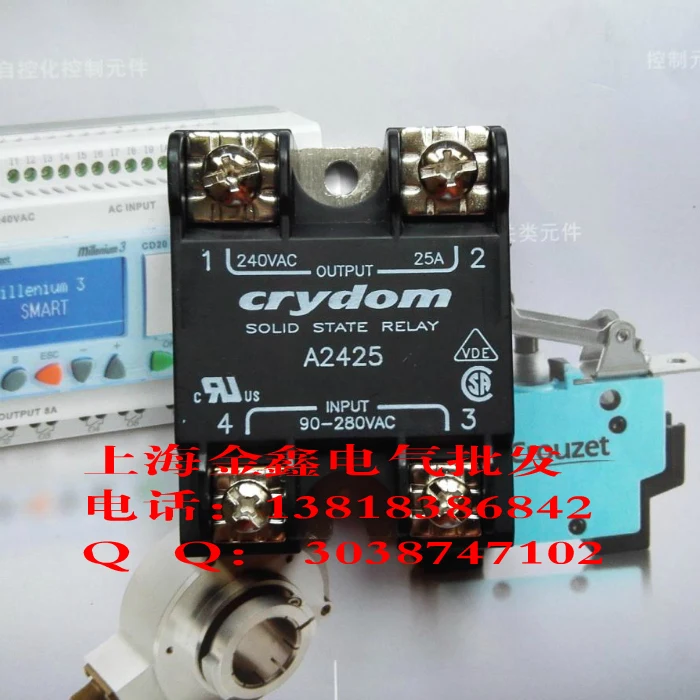 

2025 The New Original American Crydom Solid State Relay A2425 A2425K Is In Stock And Guaranteed To Be Genuine.