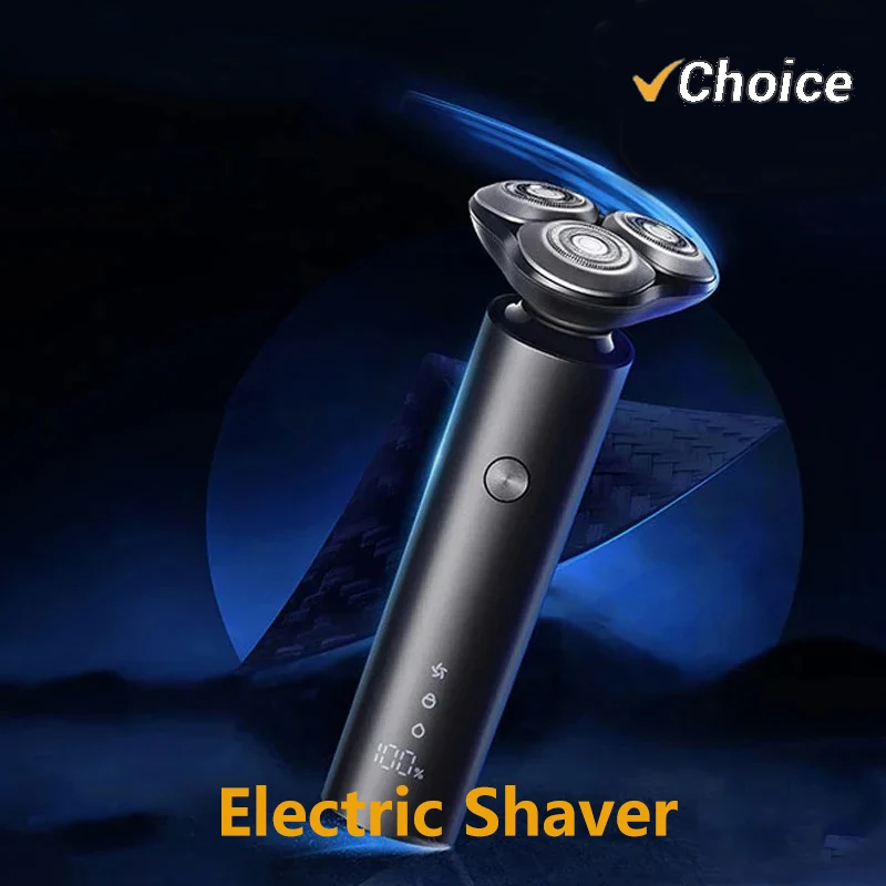 2026 Electric Shaver Clipper Triple Blade Trimmer For Men Dry Wet Shaving Washable Beard Hair Cutting Machine Razor