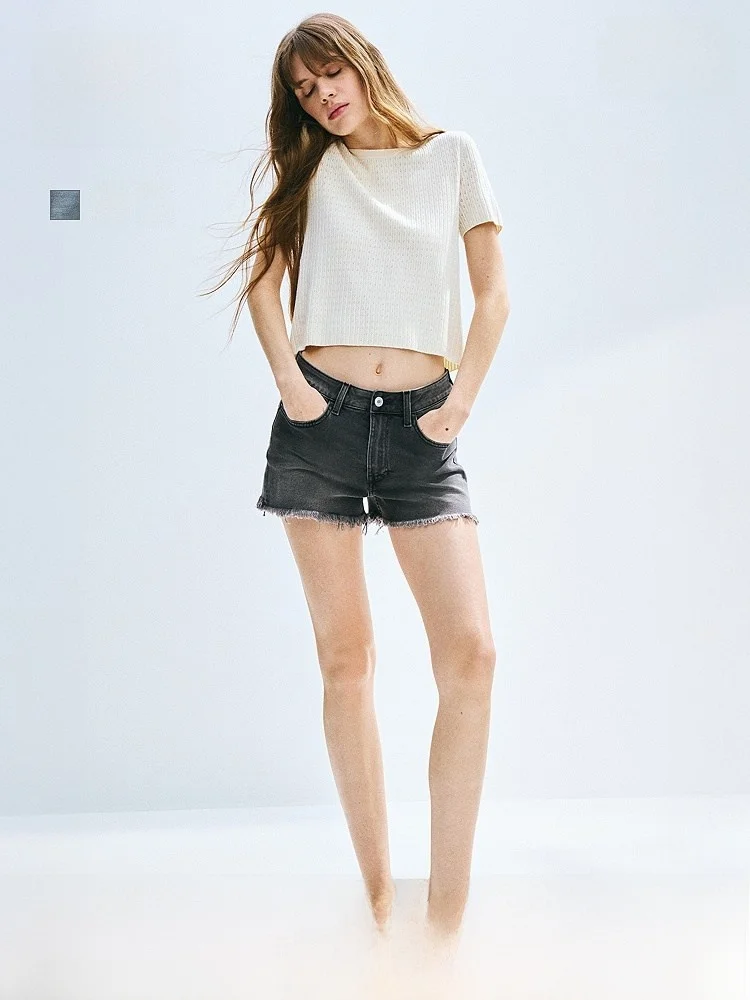 

Джинсы женские летние с высокой талией, облегающие, модные, повседневные, из смесового хлопка и полиэстера, для работы и отдыха