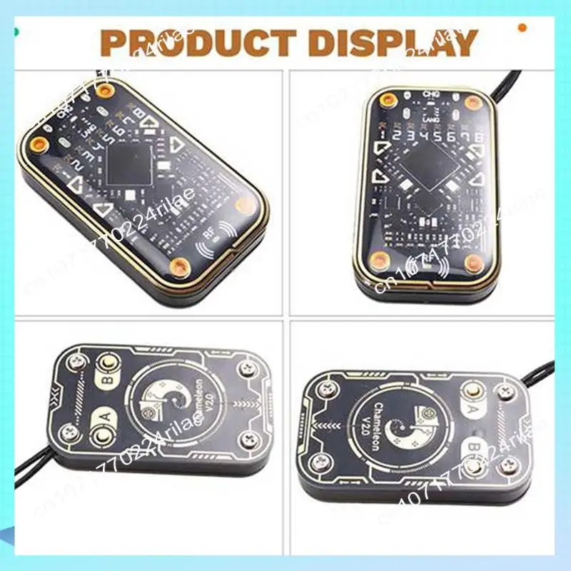 A17Z Chameleon Ultra V2.0 RFID Smart Chip Reader Emulator + 9CUID Schlüsselbund 125 Khz 13,56 Mhz Karte Dekodieren NFC Duplikator