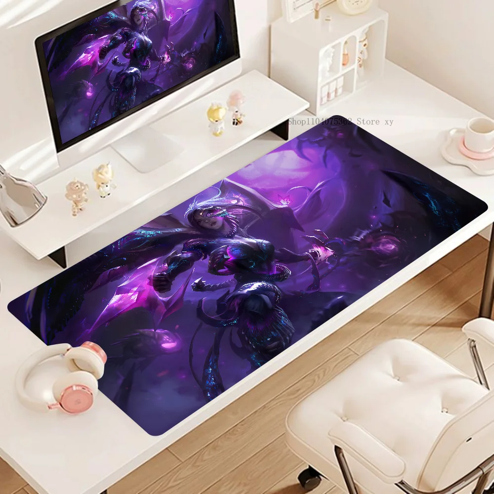 Game League Of Legends KaiSa Mousepad Desk Pad Gaming Accessories Prime Gaming XXL Keyboard Pad Stitched Pad