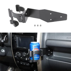 for Suzuki Jimny 2007-2017 Phone Holder Stand GPS Mounting Bracket Water Cup Holder Car Interior Accessories ABS Iron Black