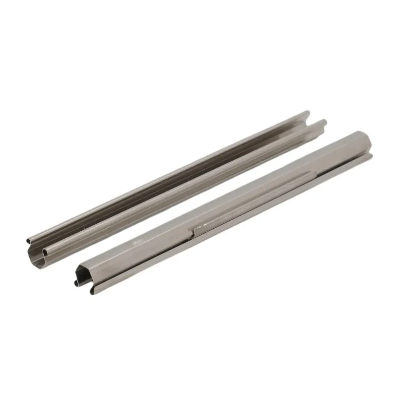 Computer Embroidery Machine Accessories Stainless Steel Cloth Folder 220mm Clamp