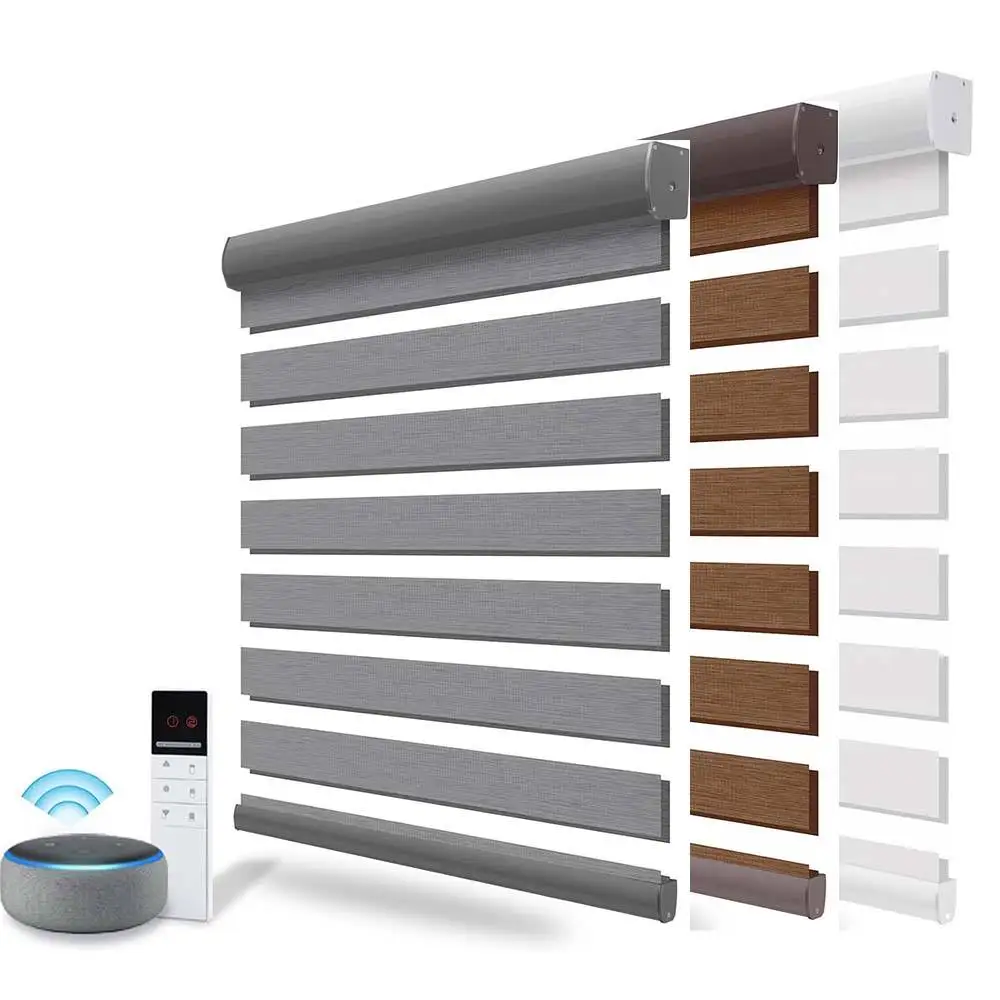 Soft daylight or total darkness. Zebra blinds give you both. Elegant striped design. Durable & easy to use. Transform your room.