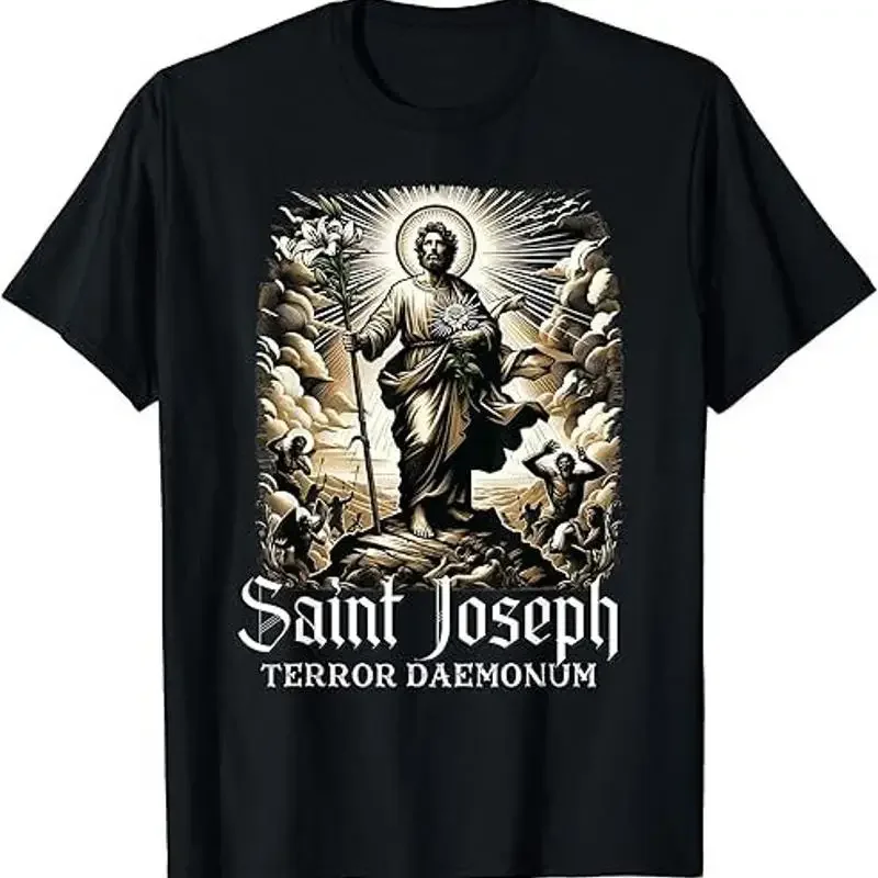 New Limited Saint Joseph Catholic Father And Worker T Shirt