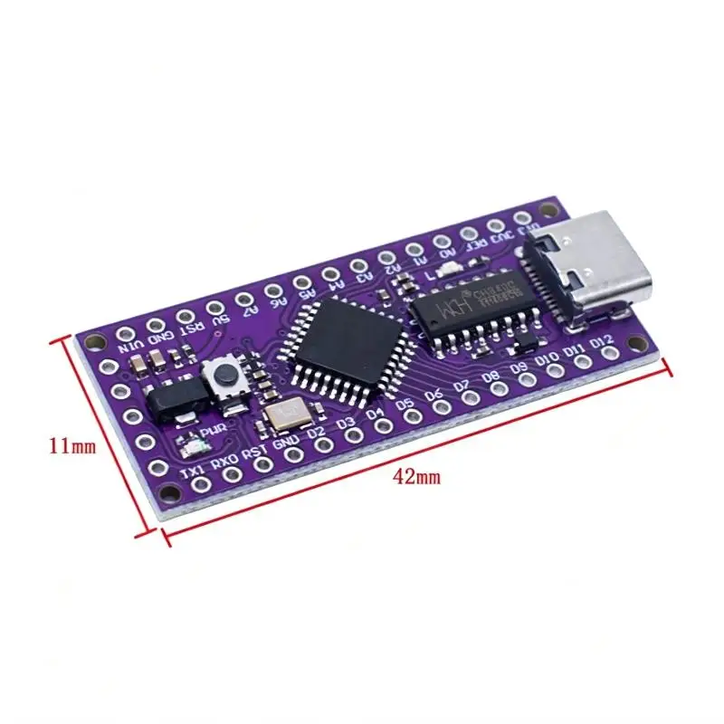 LGT8F328P LQFP32 MiniEVB Entwicklungsmodul 1 Stück mit Kristall ersetzt Nano V3.0 ATMega328P für IoT-Prototypen-Testung – Detail 10