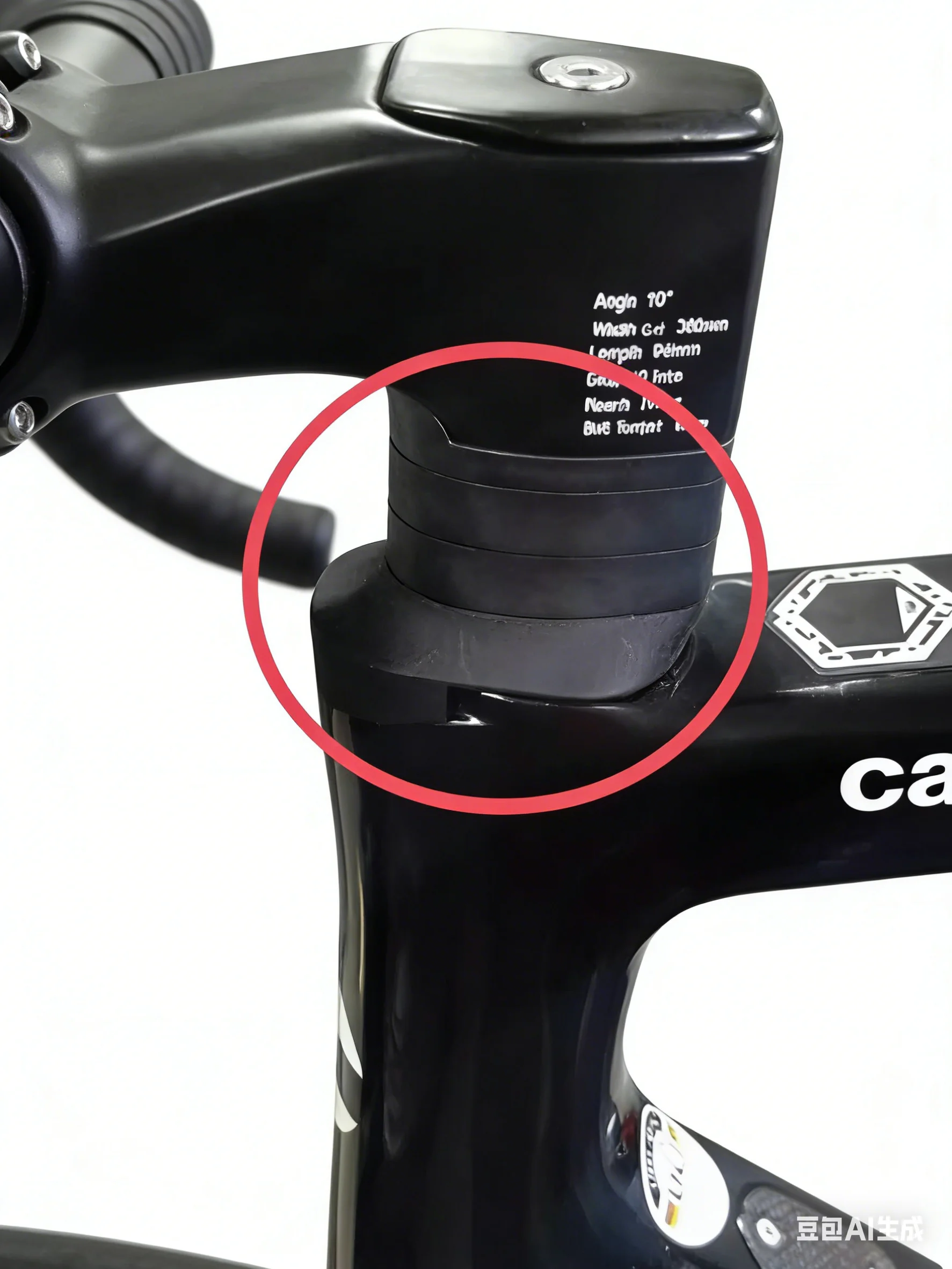 Hidden Cable Routing Bike Handlebar Headset Cone Spacer for