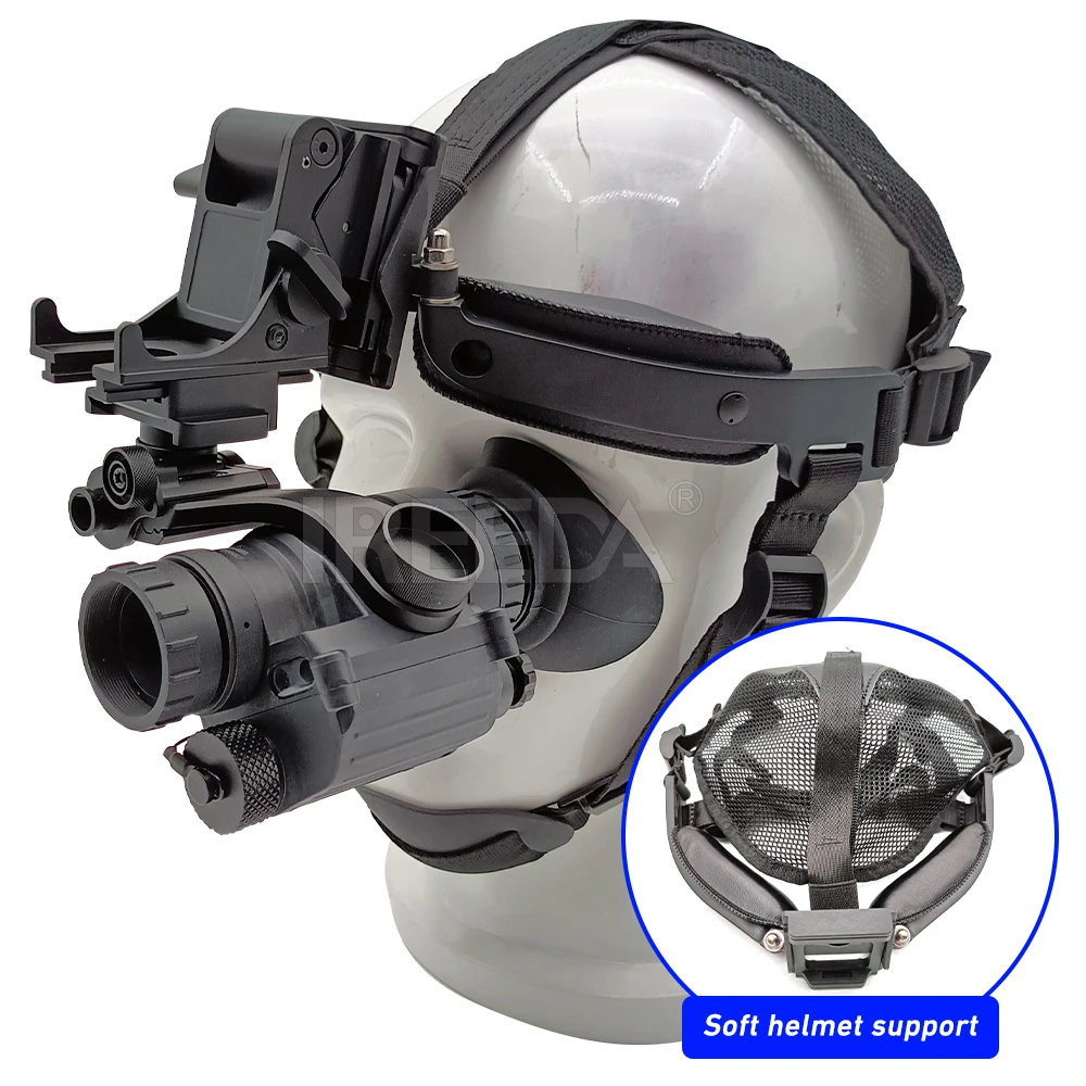 

IREEDA PVS 14 NVM Night Vision Monocular with IIT Gen2+ Pvs-14 Night Vision Housing with Green and White Phosphor Lightweight